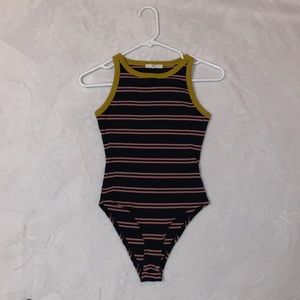 vans lizzie stripe bodysuit
